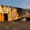 Capannone Asm a fuoco