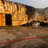 Capannone Asm a fuoco