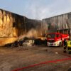 Capannone Asm a fuoco