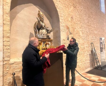 Inaugurazione restauro busto Celestino V