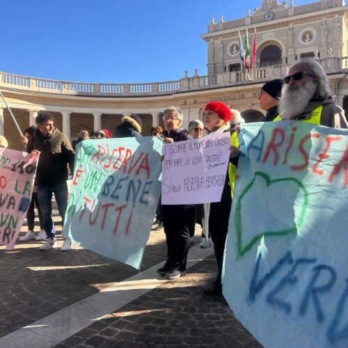 Sit-in all’Emiciclo per la tutela della riserva del Borsacchio