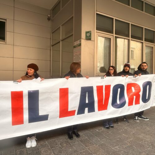 Tecnocall: presidio in Prefettura 11 gennaio 2024 e delegazione in Consiglio provinciale