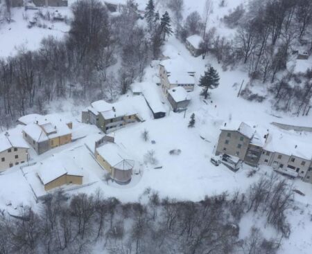 Caramignoli Gdf incontra i soccorritori di Rigopiano