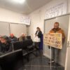 Manifestazione sede Asl 1 contro chiusura Nuclei di cure primarie