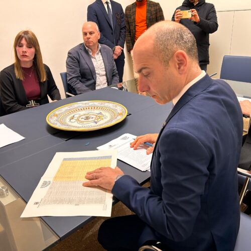 Visita a L’Aquila del sottosegretario Alessandro Morelli