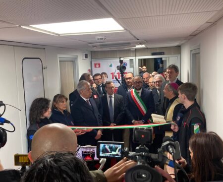 Il ministro dell’Interno Matteo Piantedosi all’Aquila per inaugurazione NUE112 Abruzzo