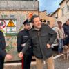 Matteo Salvini in visita a Barisciano