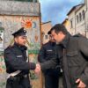 Matteo Salvini in visita a Barisciano