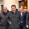 Matteo Salvini in visita a Barisciano