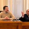Matteo Salvini in visita a Barisciano