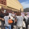 Tribunale dell’Aquila: sit-in parenti vittime di Rigopiano
