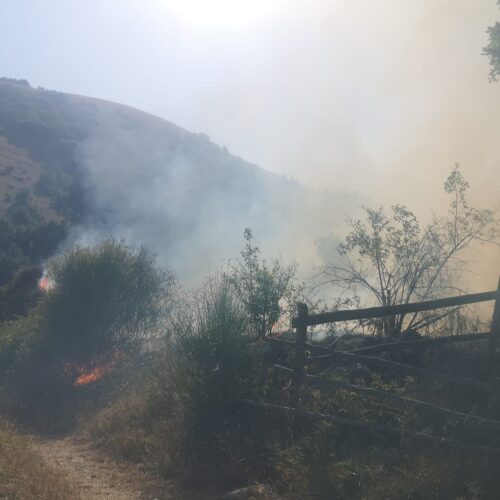 Incendio Cabbia di Montereale