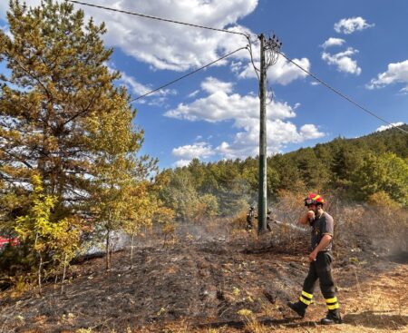 Incendio a Roio 5 agosto 2024