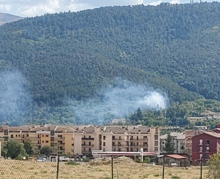 Incendio a Roio 5 agosto 2024