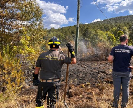 Incendio a Roio 5 agosto 2024