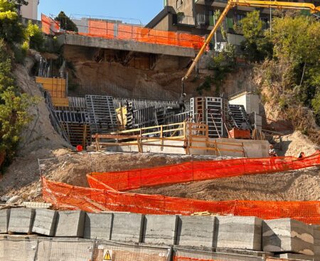 Lavori ponte Belvedere 9 agosto 2024