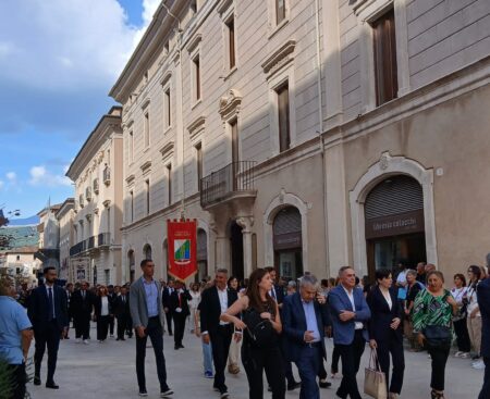 Perdonanza 2024: il corteo della Bolla