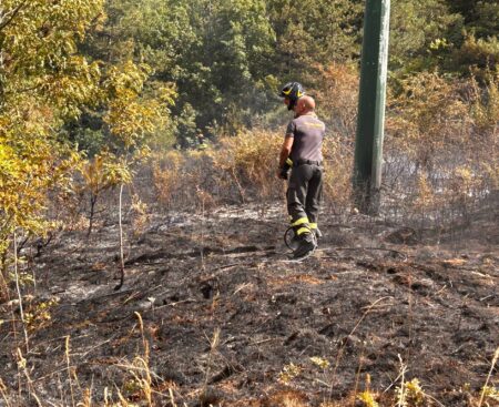 Incendio a Roio 5 agosto 2024