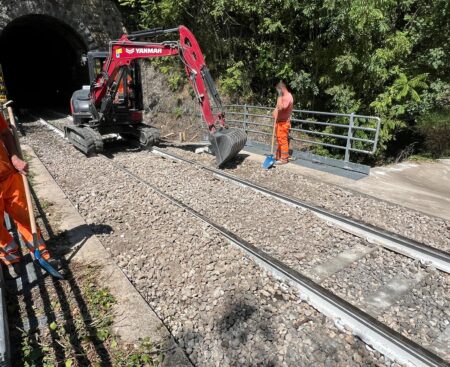 Lavori linea ferroviaria Sulmona – L’Aquila