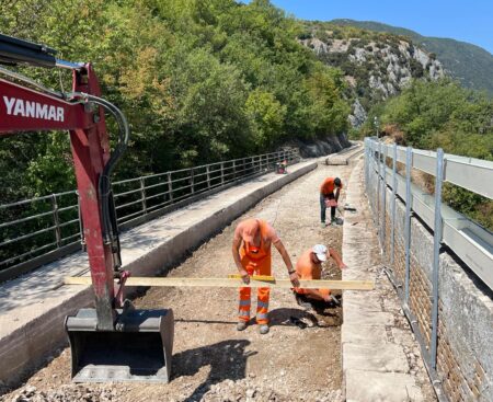 Lavori linea ferroviaria Sulmona – L’Aquila