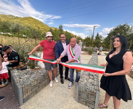 Capitignano: inaugurazione parco urbano “Felice Trojani”