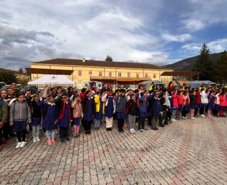 Manifestazione con le scuole caserma Pasquali 8/10/24