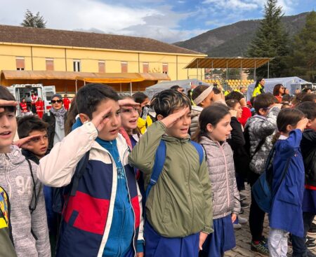 Manifestazione con le scuole caserma Pasquali 8/10/24