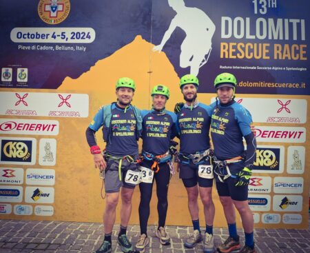 CNSAS Abruzzo alla Dolomiti Rescue Race