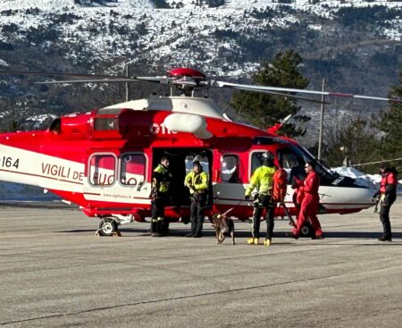 Dispersi Gran Sasso: briefing dei soccorritori