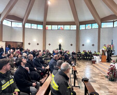 L’Aquila: omaggio di Artiglieri e Vigili del Fuoco a Santa Barbara