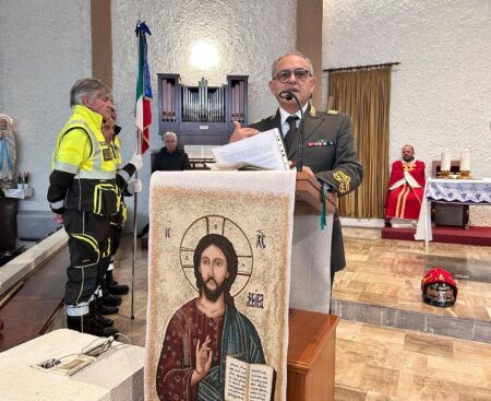 L’Aquila: omaggio di Artiglieri e Vigili del Fuoco a Santa Barbara