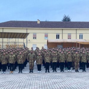 L’Aquila: arrivo dei 550 volontari in ferma iniziale caserma G.Pasquali