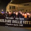 L’Aquila: la fiaccolata commemorativa nel XVI anniversario del sisma