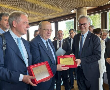 Telespazio: visita del commissario europeo per la Difesa e lo Spazio Andrius Kubilius