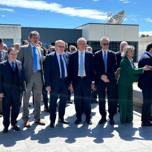 Telespazio: visita del commissario europeo per la Difesa e lo Spazio Andrius Kubilius