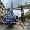L’Aquila: montaggio impalcato ponte Belvedere