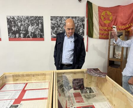 Inaugurazione Casa del Popolo a Castel del Monte con Nicola Zingaretti