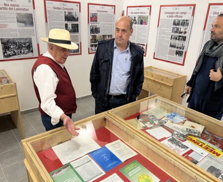Inaugurazione Casa del Popolo a Castel del Monte con Nicola Zingaretti
