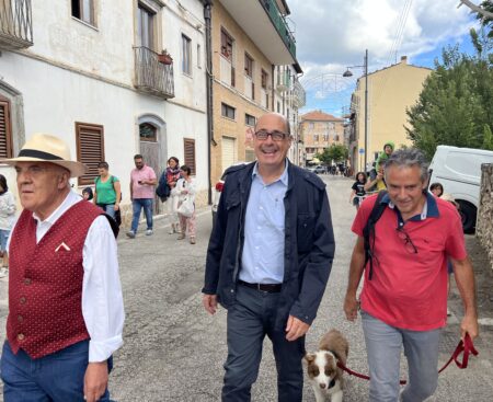 Inaugurazione Casa del Popolo a Castel del Monte con Nicola Zingaretti