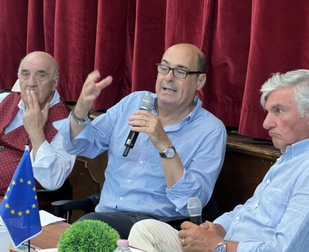 Inaugurazione Casa del Popolo a Castel del Monte con Nicola Zingaretti