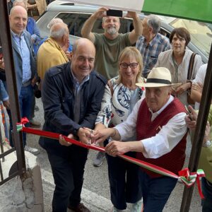 Inaugurazione Casa del Popolo a Castel del Monte con Nicola Zingaretti