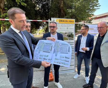 Inaugurazione lavori del parcheggio all’ex Caserma Rossi