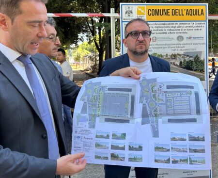 Inaugurazione lavori del parcheggio all’ex Caserma Rossi
