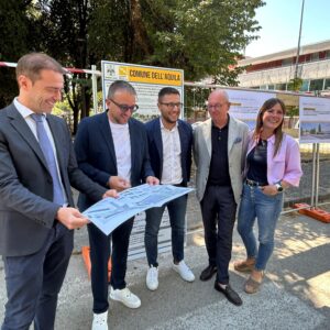 Inaugurazione lavori del parcheggio all’ex Caserma Rossi