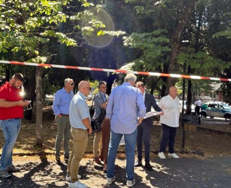 Inaugurazione lavori del parcheggio all’ex Caserma Rossi