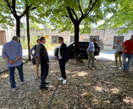 Inaugurazione lavori del parcheggio all’ex Caserma Rossi