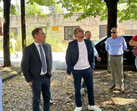 Inaugurazione lavori del parcheggio all’ex Caserma Rossi