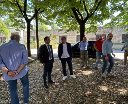 Inaugurazione lavori del parcheggio all’ex Caserma Rossi