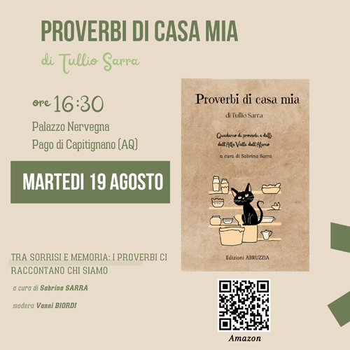 PROVERBI DI CASA MIA