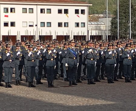Gdf L’Aquila: giuramento dei Marescialli allievi